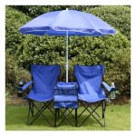 Double Lawn Chair With Umbrella